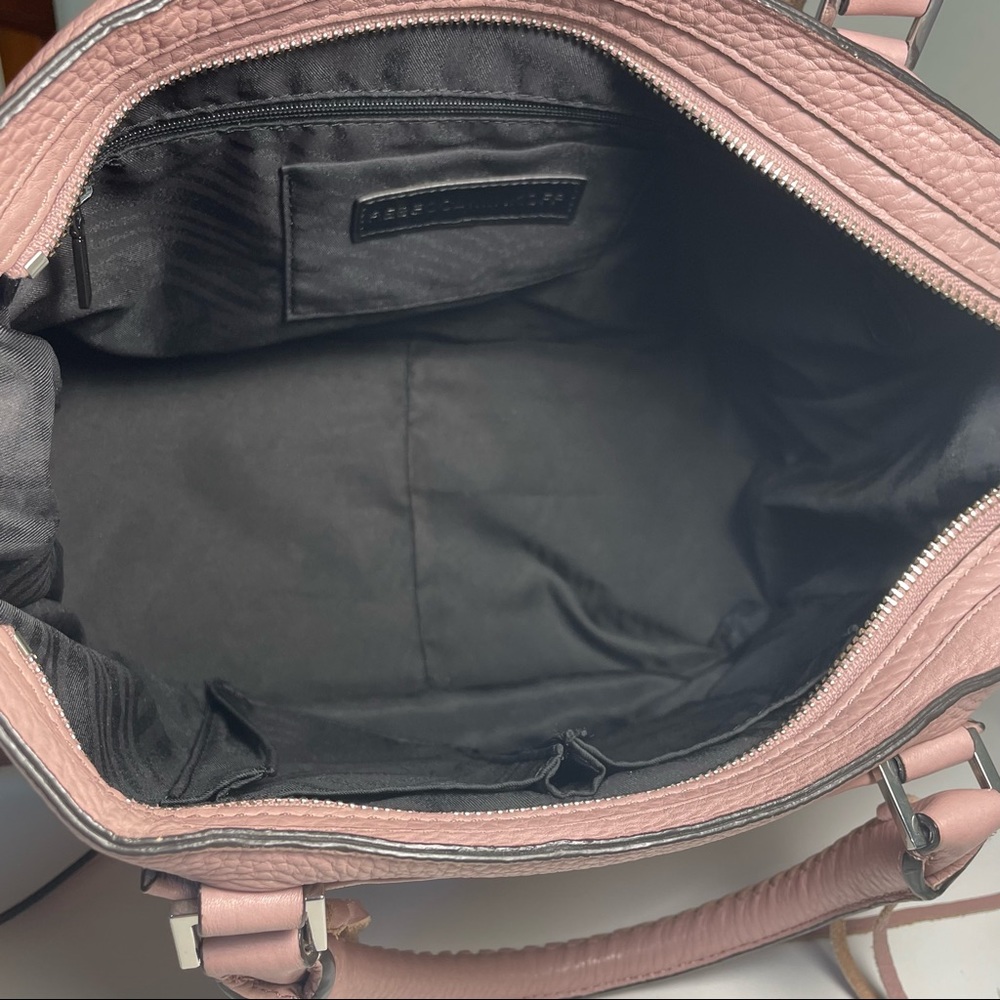Rebecca Minkoff dusty pink Regan leather satchel - Picture 6 of 16